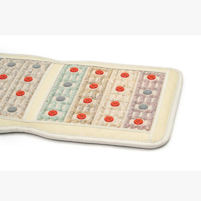 Chair Pad Chakra Mat with Crystal Technology, Far Infrared Laser Light, Heated, PEMF, Red light Photons, Negative Ion Generating & Digital Touchscreen Controller
