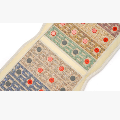 Chair Pad Chakra Mat with Crystal Technology, Far Infrared Laser Light, Heated, PEMF, Red light Photons, Negative Ion Generating & Digital Touchscreen Controller