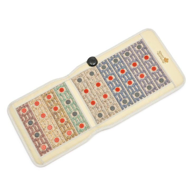 Chair Pad Chakra Mat with Crystal Technology, Far Infrared Laser Light, Heated, PEMF, Red light Photons, Negative Ion Generating & Digital Touchscreen Controller