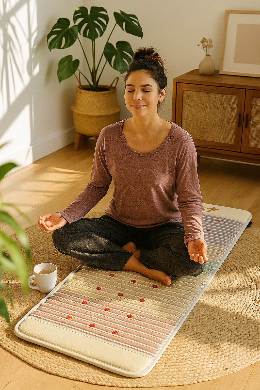 Full Body Chakra Mat with Crystal Technology