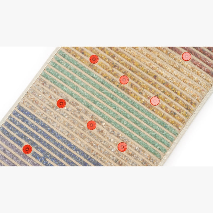 Small Chakra Mat (Travel, Children or Pets) with Crystal Technology, Far Infrared Laser Light, Heated, PEMF, Red light Photons, Negative Ion Generating & Digital Touchscreen