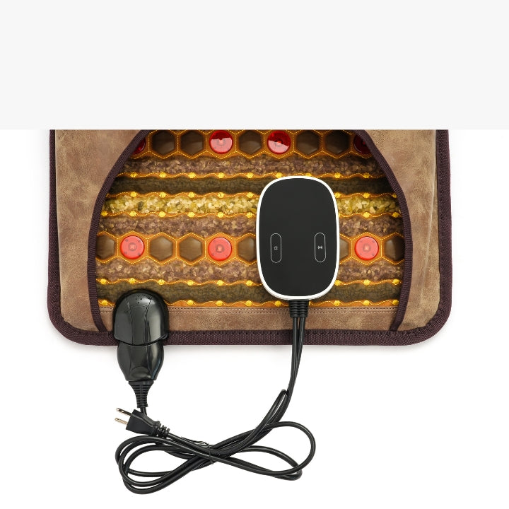 Foot Chakra Mat with Crystal Technology, Far Infrared Laser Light, Heated, PEMF, Red Light Photons, Negative Ion Generating