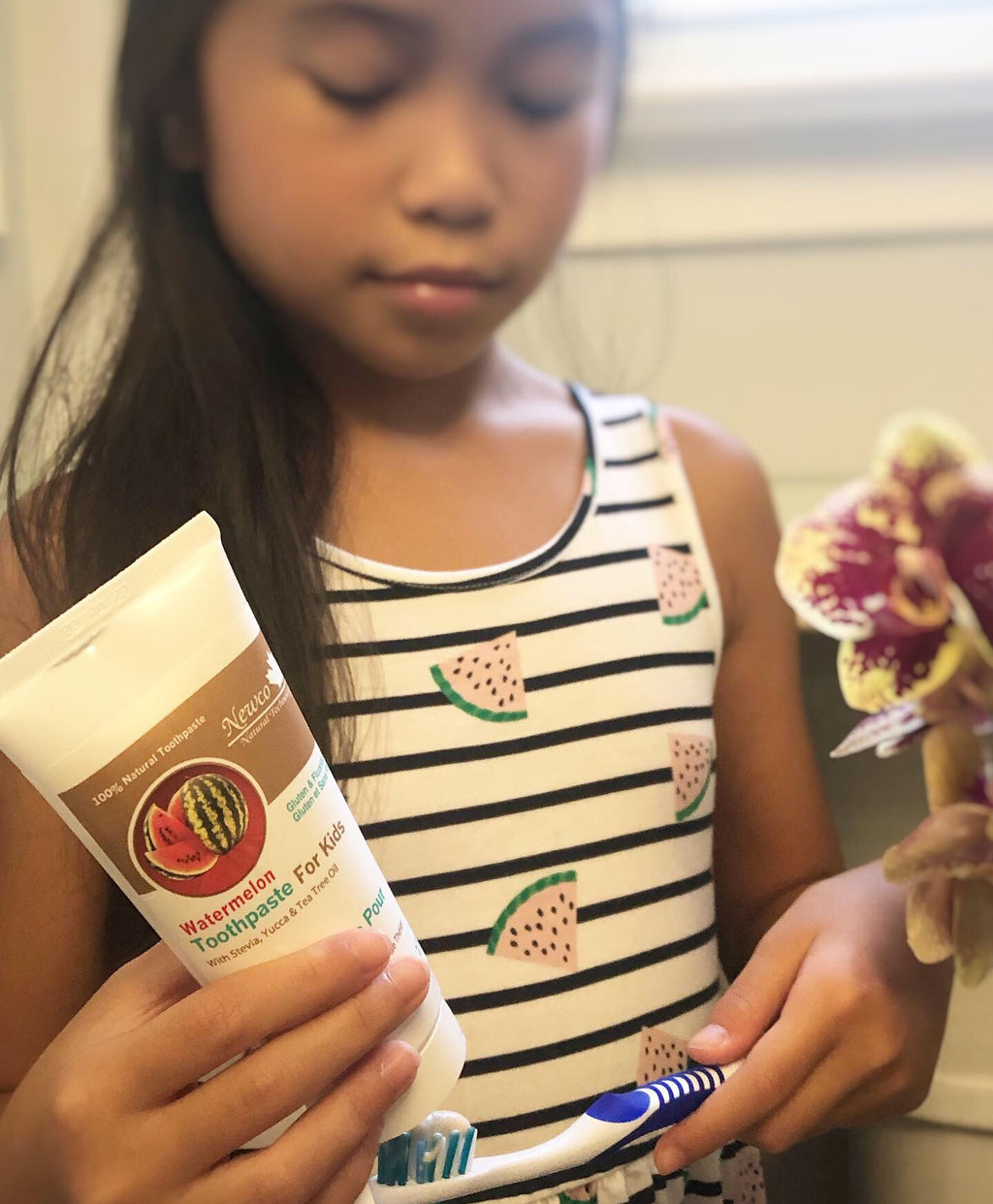 Watermelon Fluoride Free Kids Toothpaste | Newco Natural – Newco ...