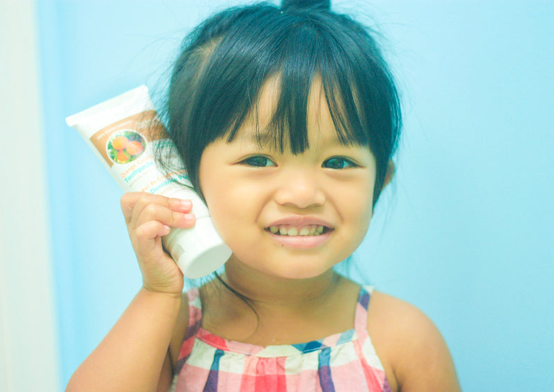 Orange Cream Fluoride Free Kids Toothpaste