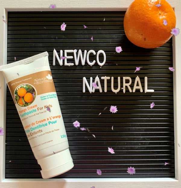 Orange Cream Fluoride Free Kids Toothpaste