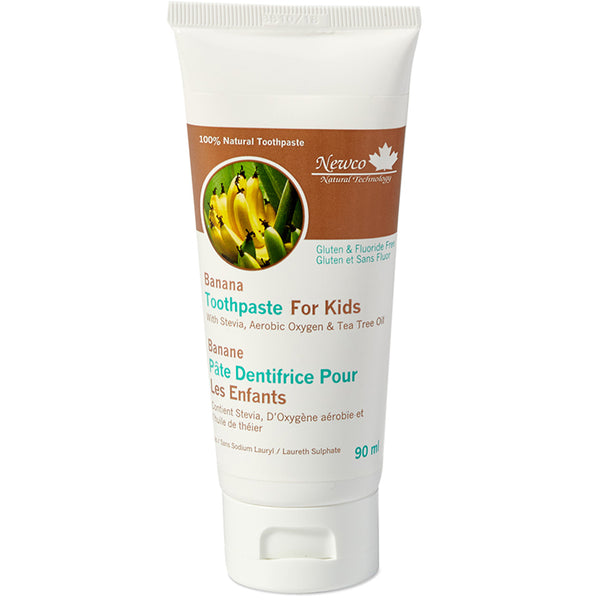 Banana Fluoride Free Kids Toothpaste